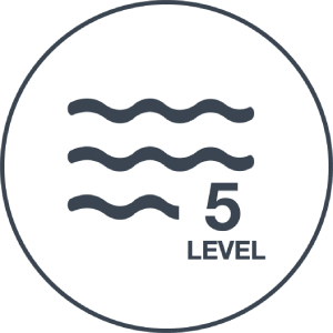 5 massage levels icon