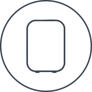 Glass panel icon