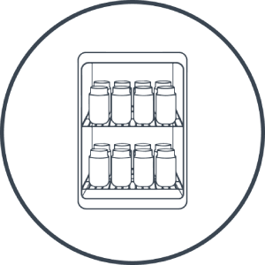 Large capacity icon