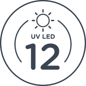 12 premium LEDs icon